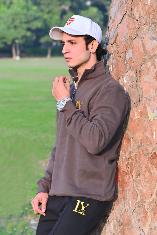 Black Baggy+Brown Zipper